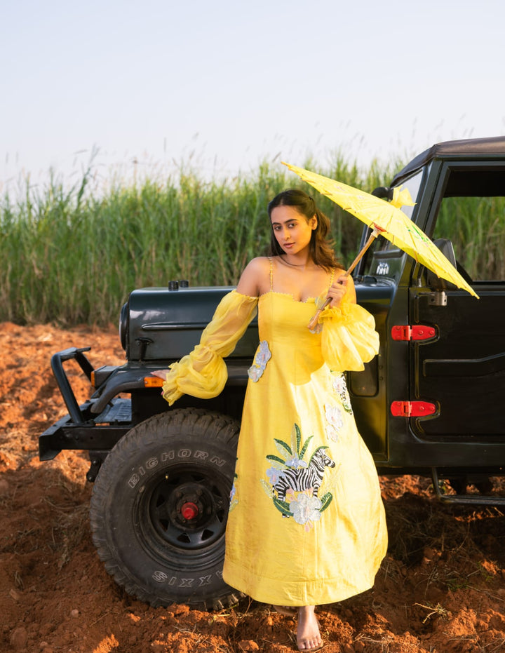 Sunshine zebra dress